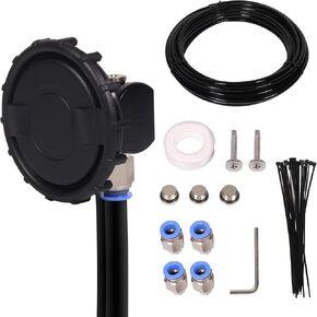 Differential Axle Breather Kit, Differential Ventilation Kit Replace 170112 Remove Air Pressure from Differentials, Drivetrain Assemblies, Transmissions and Transfer Cases