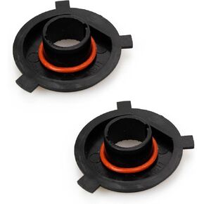 2 PCS Car H4 Light Base, High-performance Nylon Fiber Durable Light Bulb Adapter Sockets, Universal Waterproof Vehicle Lights Buckle Holder Accessories for Cars