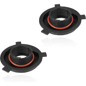H4 CAR LED LED LED Bretainers ، NYLON ROUBLAING ROCKPROOK ROCKPTING ، حامل محول تثبيت المصباح ، Universal for Cars SUVS Trucks Socket (Black)