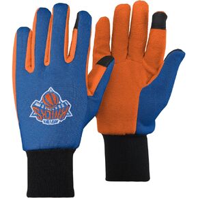 FOCO Forever Collectibles New York Knicks NBA Colored Texting Utility Gloves Team Color One Size GLVWKNBCLTXT