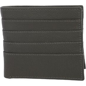Leather Wallet for Men RFID Blocking Real Genuine Leather Stylish Slim Billfold with 6 Card Slots Flip Up ID Window in Gift Box (Toupe)