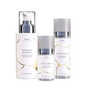 Clar Cream -Daily Vitamin E&C مع السيليكون ، 0.5 أونصة -فعالة للندبات القديمة والجديدة على الوجه والجسم ، مثالي للجراحة ، حرق ، ندبات C- القسم وحب الشباب ، نباتي + قسوة خالية من العطر ، خالية من العطر