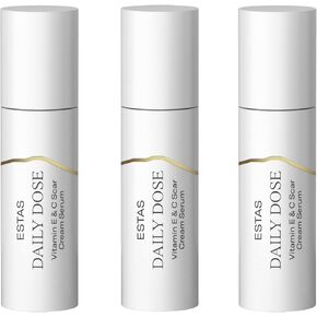 Scar Cream -Daily Vitamin E & C with Silicone, 0.5 oz -Effective for Old & New Scars on Face & Body, Ideal for Surgical, Burn, C-Section & Acne Scars, Vegan + Cruelty Free, Fragrance Free in Saudi Arabia