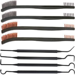 Carburetor Cleaning Kit, Torch Tip Cleaner Brush Set, Throttle Body Dirt Remove Cleaner for Chainsaw Gas Orifices Welding Motorcycle ATV Carburetor Jet Stove Nozzles Shower Heads