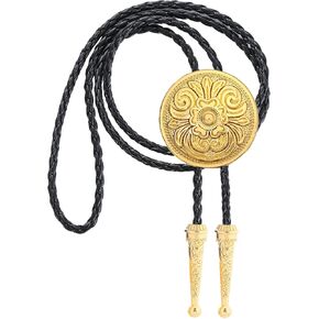 Jeilwiy Bolo Tie for Men, Western Bolero Tie Cowboy Ties Native American Cowgirl Bolo Tie Accessories for Men Women