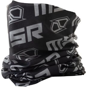 MSR Logo Neck Gaiter أسود/رمادي حجم واحد يناسب الجميع