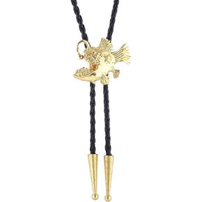Huabola Calyn Bolo Tie للرجال نساء Rodoo Western Cowboy Tie الأصلي الأمريكي رعاة البقر جلدي قلادة العنق