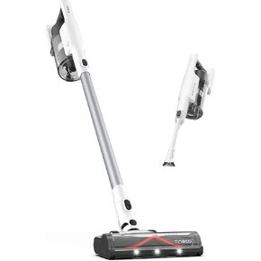 Tineco A30S مكنسة كهربائية لاسلكية، شفط 160 وات، وقت تشغيل 60 دقيقة، سلة مهملات أكبر سعة 1 لتر، فرشاة ZeroTangle، تقنية PureCyclone، مصباح أمامي LED