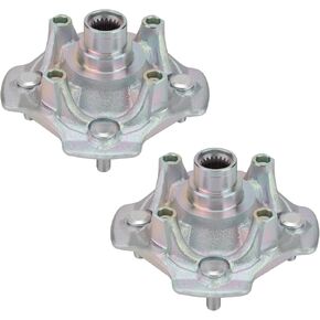 JAVIK Front Wheel Hub 2Pcs Fit for Honda Foreman 500 2005-2013 Rubicon 500 2005-2014 Rincon 680 2006-2023, OEM# 44615-HN2-A20 44615-HN2-A60 44615-HN8-J00