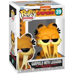 Funko POP! Comics: Garfield– Garfield with Lasagna Pan - Collectable Vinyl Figure - Gift Idea - Official Merchandise - for Kids & Adults - Cartoons Fans - Model Figure for Collectors and Display