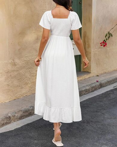 BTFBM Womens Spring Dresses 2025 غير رسمية قصيرة الأكمام الخامسة in Kuwait