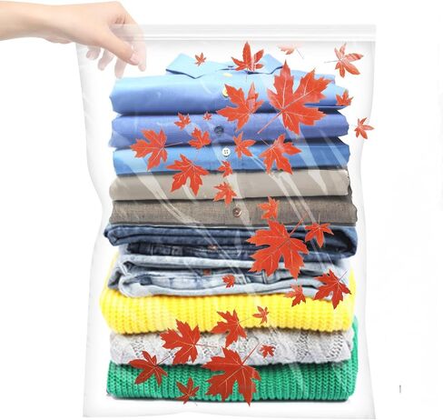 14 Packs Extra Large Zipper Cloth Storage Bags -5 Gallon Freezer Bags Thick Reclosable Zipper Bags for Storage Clothing Food Prep Moving BPA-Free Office Supplies & Travel Essential Size 18"x 24" in Saudi Arabia