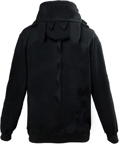 Dragon Hoodie for Adult Coat White Costume with Ears Cosplay Animal Dragon Sweater for Teen Boys Girls Gift in Kuwait