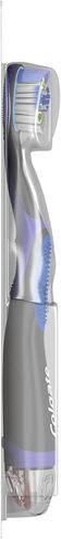 Colgate 360 Vibrate Charcoal Battery Operated Toothbrush Pack, Soft with 1 AAA Battery Included, Black, 2 Count in Saudi Arabia