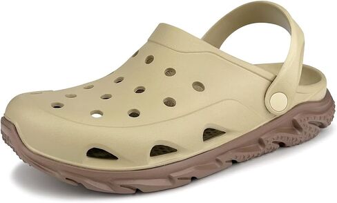 Men and Women's Garden Clogs with Arch Support, Unsex Lightweight Slip on Mule with Doule Color,No Slip Slide Sandle for Outdoor, Beach, Garden, Pool, Indoor in Saudi Arabia