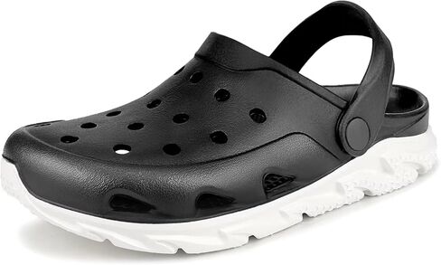 Men and Women's Garden Clogs with Arch Support, Unsex Lightweight Slip on Mule with Doule Color,No Slip Slide Sandle for Outdoor, Beach, Garden, Pool, Indoor in Kuwait