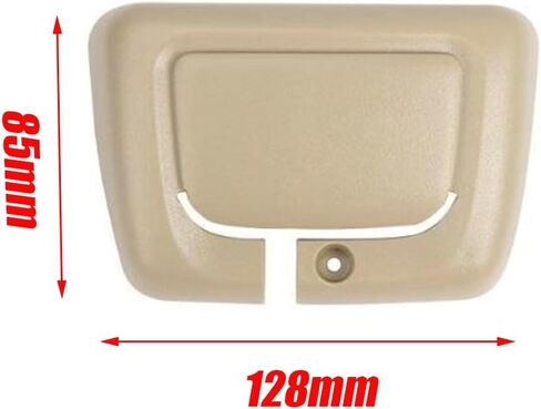 Rear Row Center Seat Belt Guide Cover for Mercedes Benz W166 ML 2012-2015,2012-2016 X166 GL,2016-2019 X166 GLS,W292 C292 GLE 2015-2019 (Non-Gasoline) (Beige) in Saudi Arabia