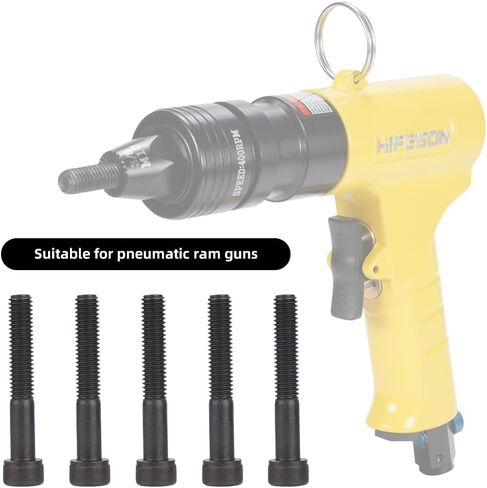 HIFESON Replacement Mandrel 1/4 & 5/16 & 3/8，Rivet Nut Gun Tip Mandrel Each 5pcs for Pneumatic Rivet Nut Gun in Kuwait