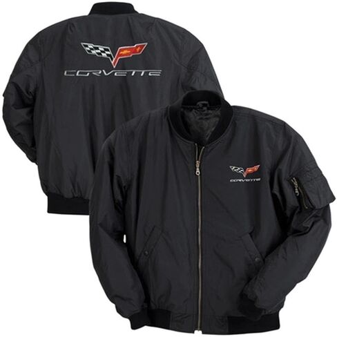 Corvette Aviator Jacket with C6 Logo : 2005-2013 C6 (XL) in Saudi Arabia