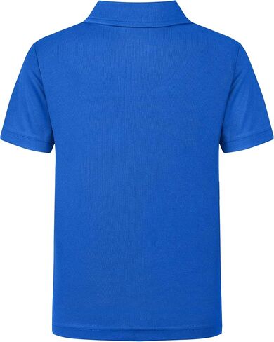 QBK 2T-16Y Boys' School Uniform Pique Polo Kids Performance Neon Short Sleeve Collared Golf Shirt for Toddler to Youth in Saudi Arabia