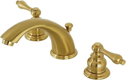 Kingston Brass KB976AL صنبور حمام فيكتوري واسع الانتشار، نحاس عتيق، 10 × 5.75 × 4.06 in Saudi Arabia