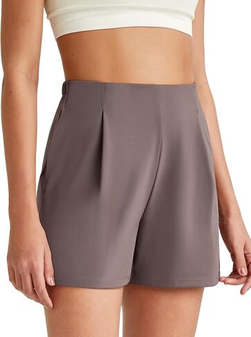 G4Free ShiftReady Women Shorts Dressy Casual 2025 Trendy Summer High Waisted Tailored Trouser Shorts with Pockets in Saudi Arabia