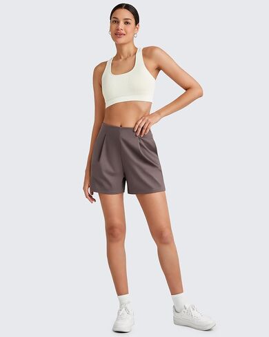 G4Free ShiftReady Women Shorts Dressy Casual 2025 Trendy Summer High Waisted Tailored Trouser Shorts with Pockets in Saudi Arabia