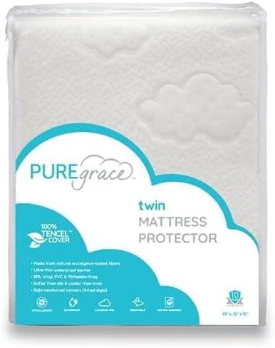 واقي مرتبة PUREgrace Tencel (كينغ)، وسادة مرتبة مقاومة للماء وجيدة التهوية - صديقة للبشرة الحساسة in Kuwait