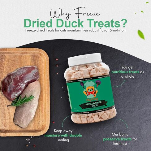 Freeze Dried Chicken Cat & Dog Waffle Treats - Made with Human Grade Chicken Breast & Liver - 5 Natural Flavors - Healthy, Tasty, Dry Food for Indoor Cats, Dogs - Inspected & Tested in USA in Kuwait