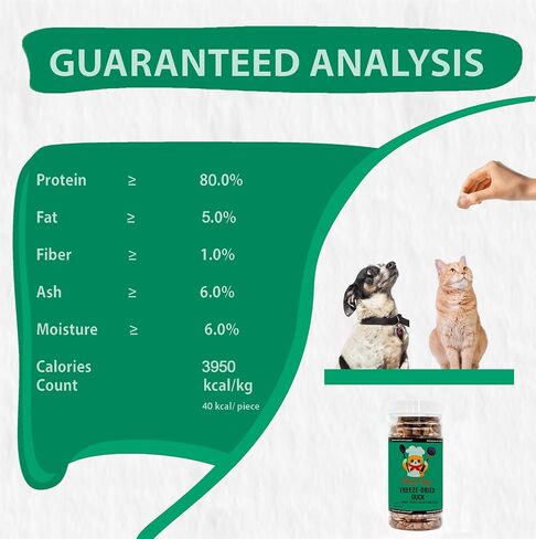 Freeze Dried Chicken Cat & Dog Waffle Treats - Made with Human Grade Chicken Breast & Liver - 5 Natural Flavors - Healthy, Tasty, Dry Food for Indoor Cats, Dogs - Inspected & Tested in USA in Kuwait