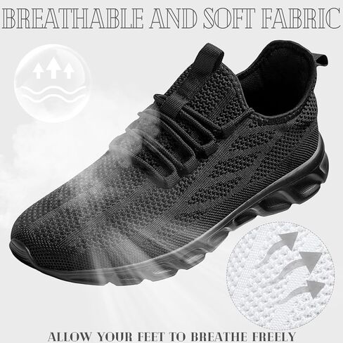 ZGPWZWL Mens Running Shoes Fashion Sneakers Tennis Gym Golf Lightweight Walking Training Jogging Breathable Comfortable Shoes in Saudi Arabia