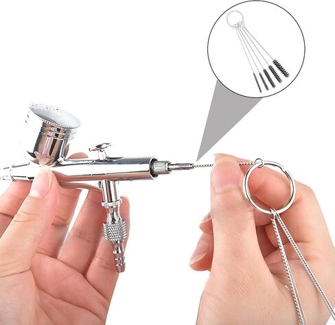 Carburetor Cleaning Kit, Torch Tip Cleaner Brush Set, Throttle Body Dirt Remove Cleaner for Chainsaw Gas Orifices Welding Motorcycle ATV Carburetor Jet Stove Nozzles Shower Heads in Saudi Arabia