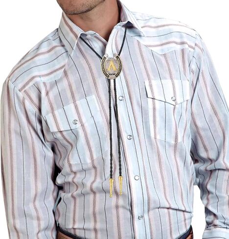 HUABOLA CALYN Gold Bolo Tie for Men- Golden Initial Letter ABCDMJR to Z Native American Western Cowboy Bolo Tie for Women in Saudi Arabia