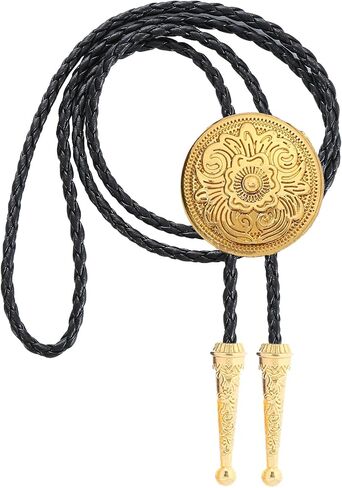 Jeilwiy Bolo Tie for Men, Western Bolero Tie Cowboy Ties Native American Cowgirl Bolo Tie Accessories for Men Women in Saudi Arabia