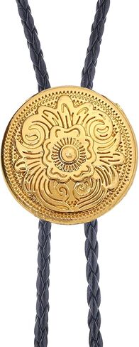 Jeilwiy Bolo Tie for Men, Western Bolero Tie Cowboy Ties Native American Cowgirl Bolo Tie Accessories for Men Women in Saudi Arabia