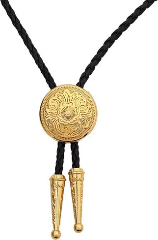 Jeilwiy Bolo Tie for Men, Western Bolero Tie Cowboy Ties Native American Cowgirl Bolo Tie Accessories for Men Women in Saudi Arabia