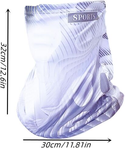 Cooling Neck Gaiter Sun Protection Scarf Windproof Face Cover Sport Face Mask for Men Women in Saudi Arabia