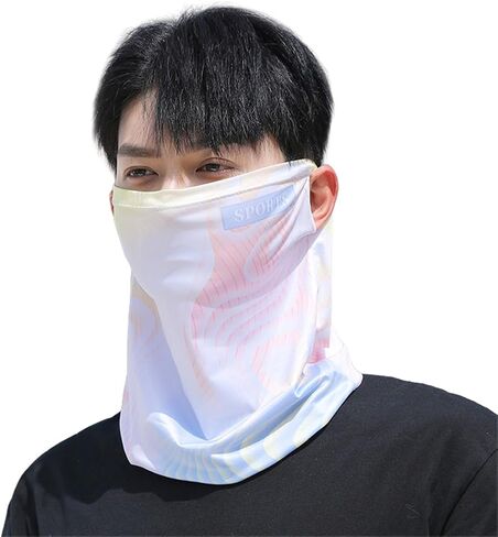 Cooling Neck Gaiter Sun Protection Scarf Windproof Face Cover Sport Face Mask for Men Women in Saudi Arabia