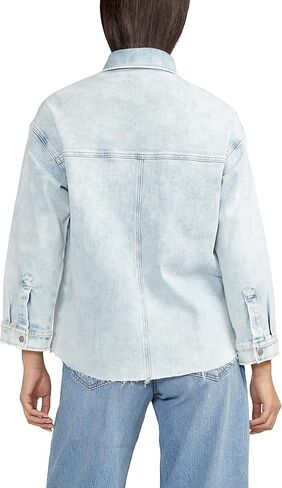 Silver Jeans Co. Women's Denim Shacket in Saudi Arabia