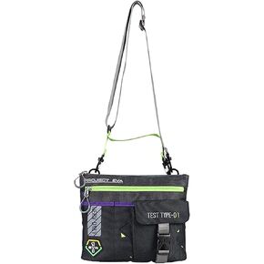 Neon Genesis Evangelion Crossbody Shoulder Messenger Bag by Fx Creations