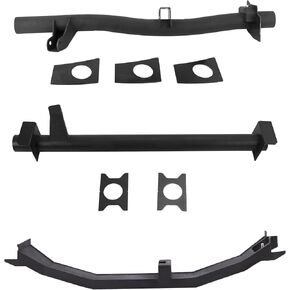 Mountainpeak الأمامي والخلفي لدعم خزان الوقود Crossmember و Leace Strock Mount Crossmember مناسب لعام 2007-2014 Chevy Silverado 1500 GMC Sierra 1500 CAB العادية