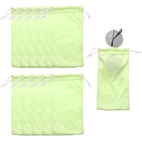 uxcell Microfiber Eyeglass Cases Glasses Pouch with Drawstring