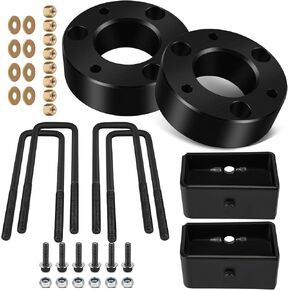 SCITOO Leveling Lift Kit 3 inch Front + 2 inch Rear lift kit fit for Chevrolet Silverado 1500 (2007-2020) U block for GMC Sierra 1500 (2007-2020)
