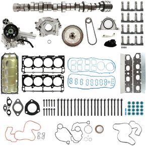 MDS Lifters Camshaft Kit with Oil Pump & Water Pump Fits for 2009-2019 Ram 1500 5.7L Hemi Lifters Camshaft Set, Replace OE # 53022263AF,53021726AC,53021726AD,HB228
