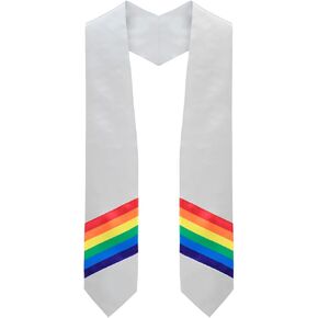 Endea Graduation Rainbow LGBTQ+ Gay Pride Stole