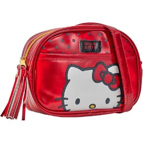 Fast Forward Girls Purse - Hello Kitty, Minnie Mouse, Stitch, Descendants, and Bluey - Cute Girls Bag with Adjustable Strap, Size One Size, Stitch Blue