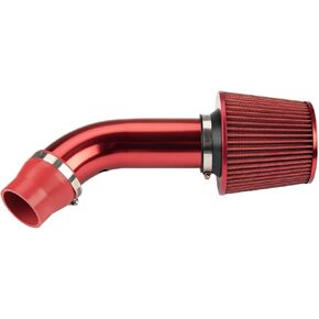Torchbeam Cold Air Intake Filters System Kits Fit for Universal, Aluminum Filter System Replacement Red