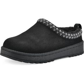 WHITE MOUNTAIN Kids Girls' Lucianna Faux Fur Slipper Clog