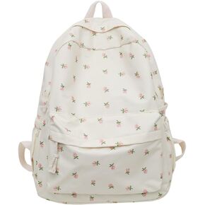 Cotton Canvas Backpacks for Women Backpack Purse Fashion Casual Travel Daypack