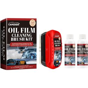 2025 New Automotive Oil Film Cleaning Brush, Car Windshield Cleaner, Glass Oil Film Remover for Car, Glass Cleaning Board, Gelmalls Glass Cleaner, Universal Glass Cleaning Wipe Board (2)